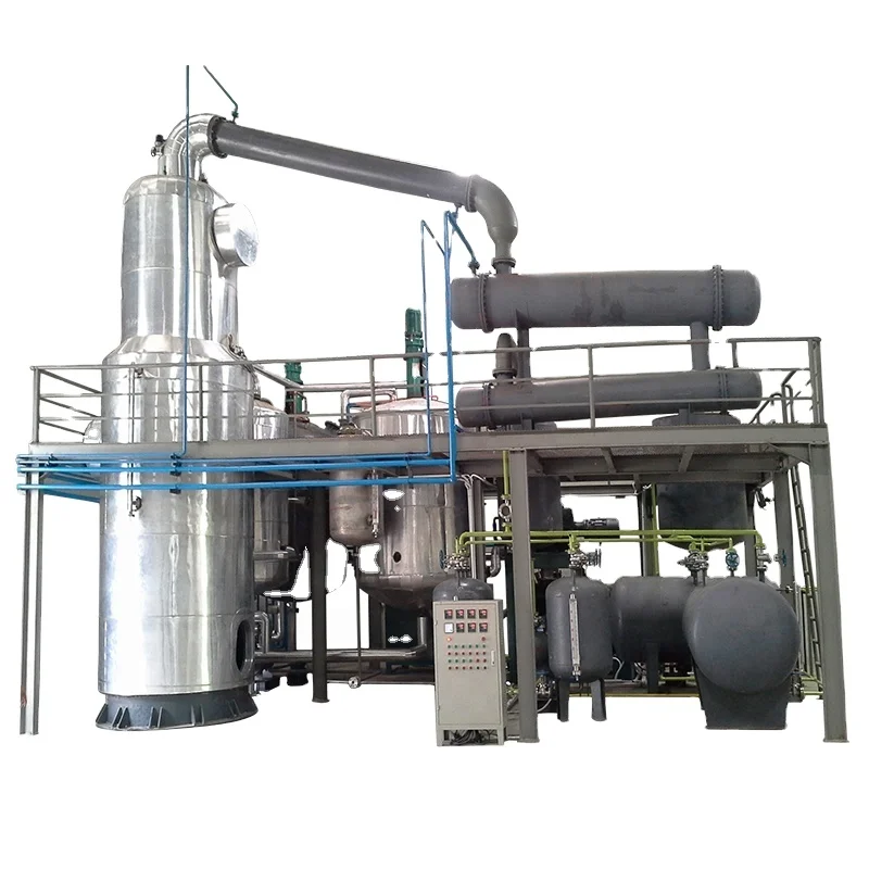 Waste Engine Oil Distillation Column Oil Refinery Equipment