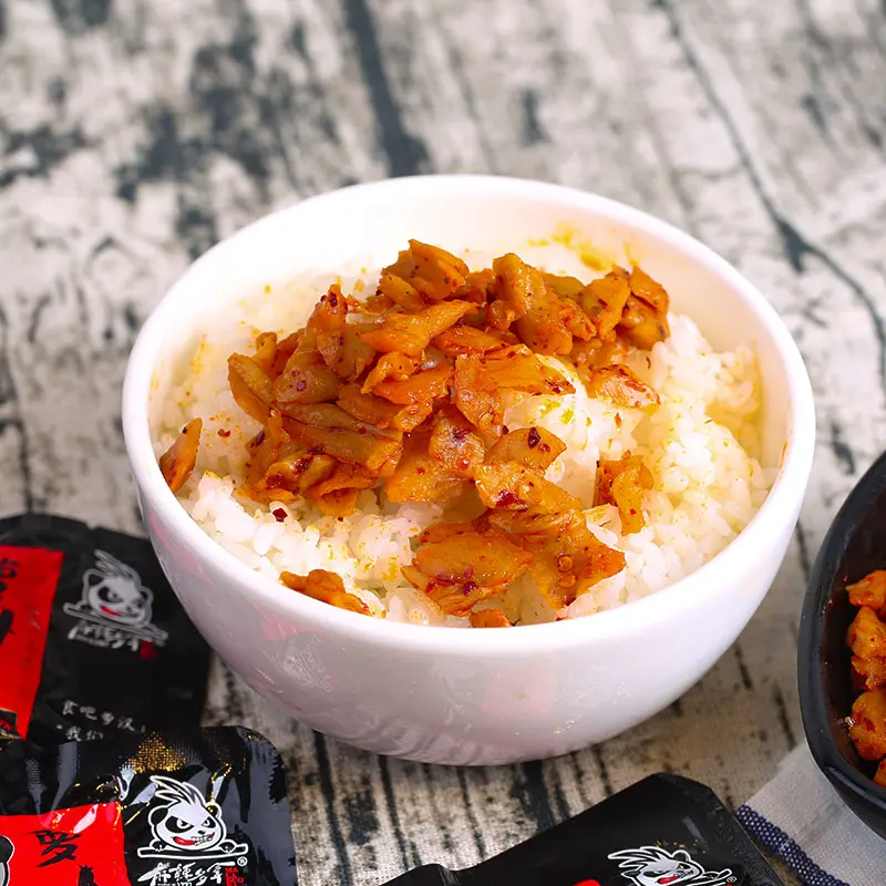 
Chinese Low-fat Delicious Spicy Preserved Szechuan Pickle Dried Radish Snack Food 