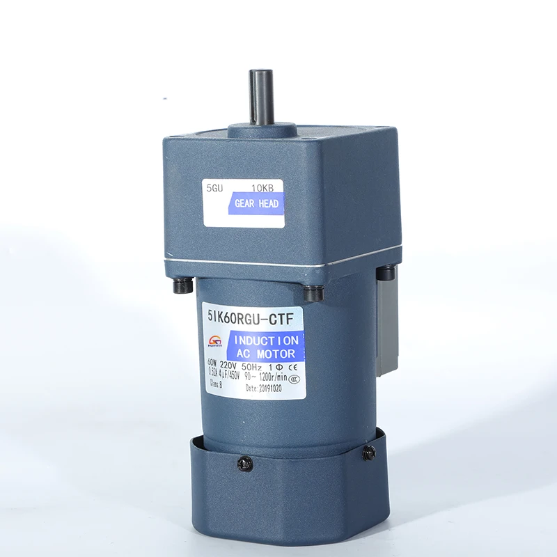 AC gear reducer motor single and three phase geared ac motor with reducer