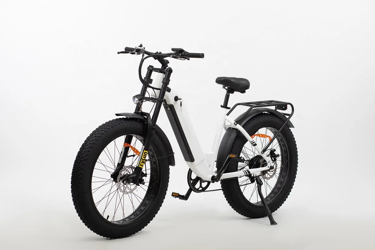 Urban e-bikes Shimano 7 Speeds High-Speed All-Terrain Electric Bicycle 48v 13ah Lithium Battery Steel Frame Tube Fat Tire