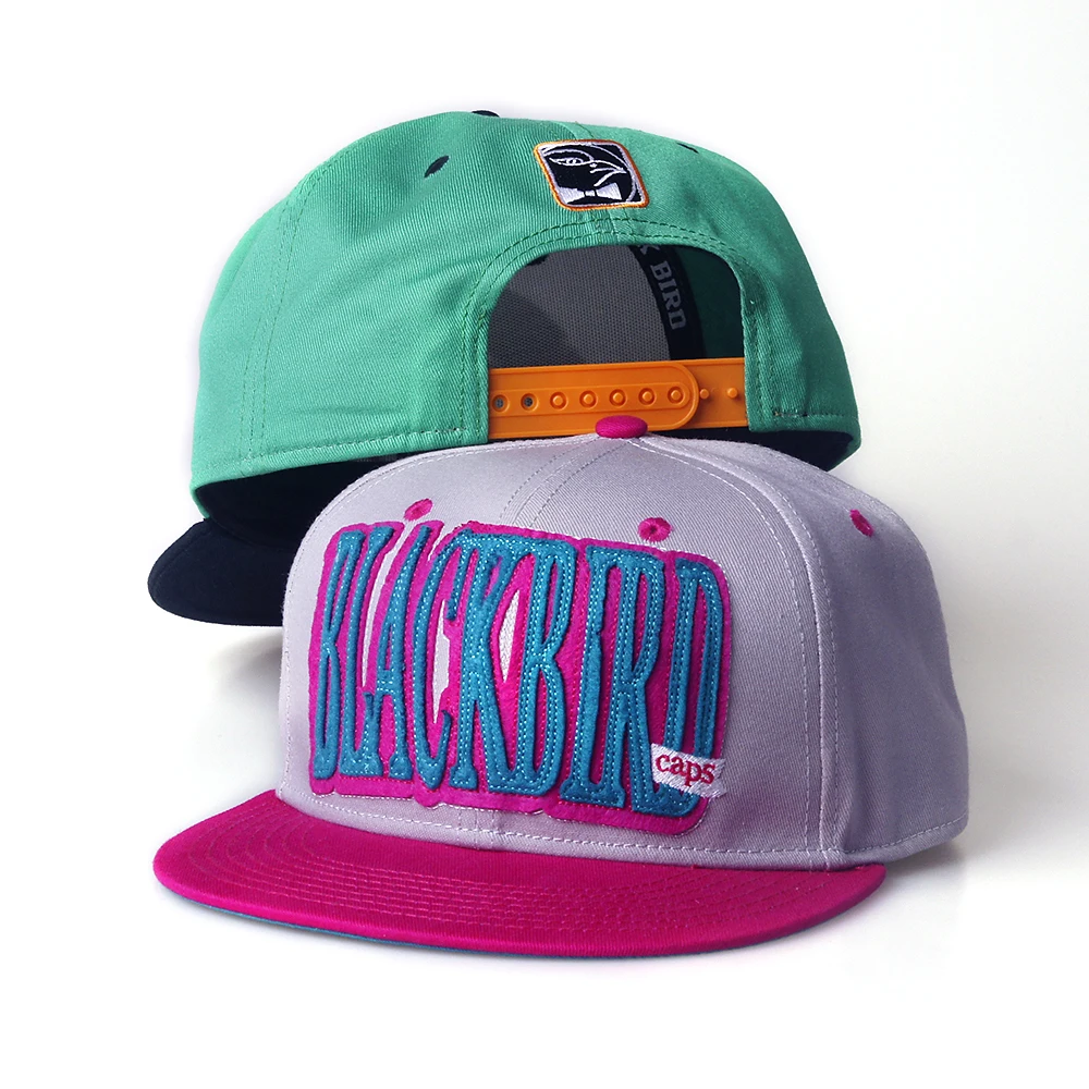 Wholesale High Quality Two Tone New York 6 Panel Mens Design Snapback Cap Hats With Custom Embroidery Logo In bulk