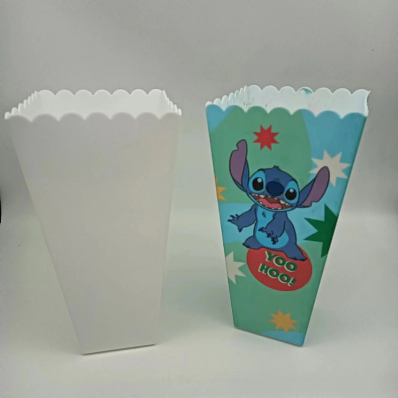 plastic popcorn bucket small container with customized printing