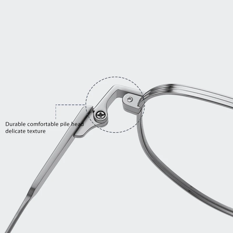 Buy retro glasses ultra-light design latest optical glasses frames pure titanium high quality blue light blocking glasses