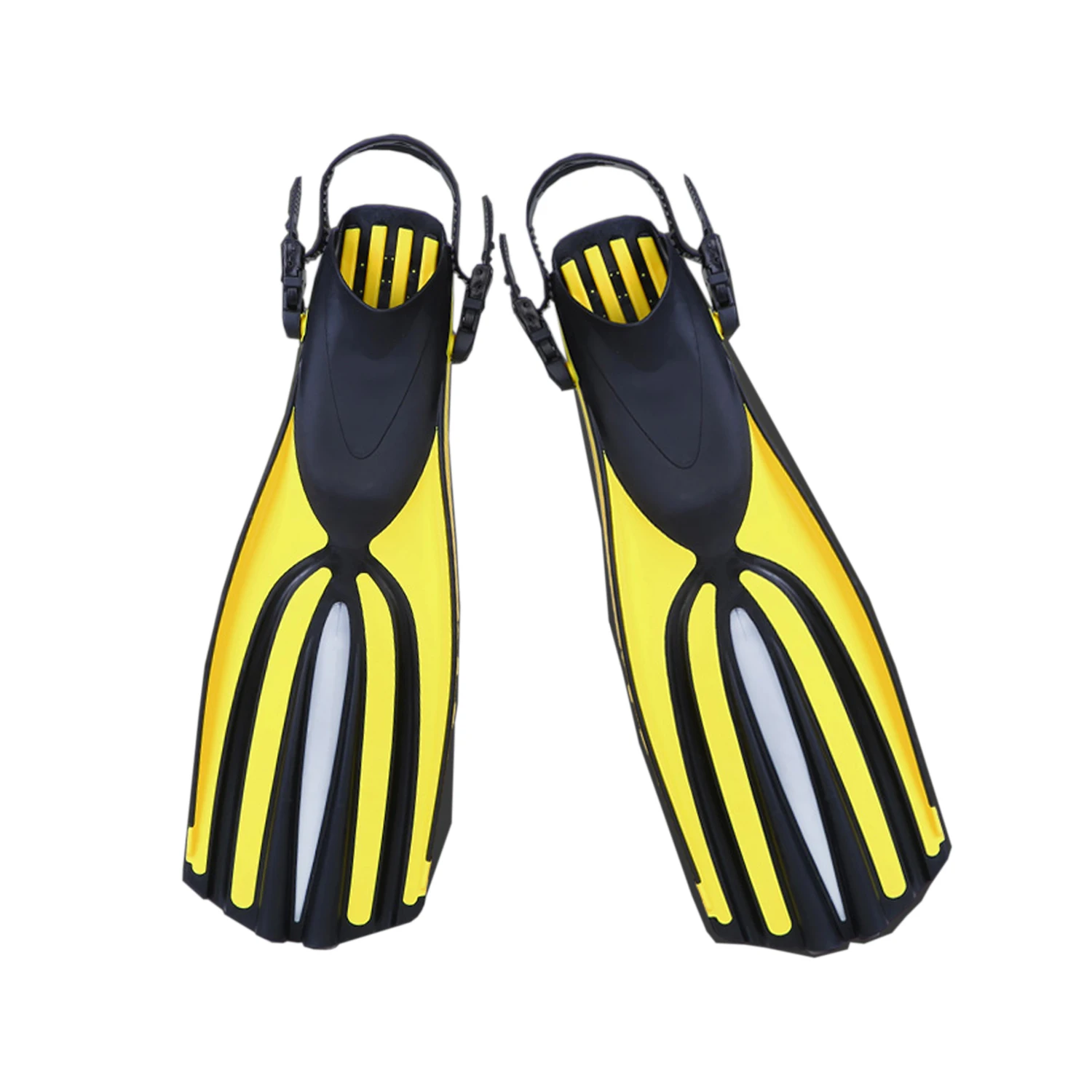 Mermaid Fin Diving Swimming Flipper Full Foot Silicone Diving Fins Professional Soft Flippers for Adult Green Red Blue Black