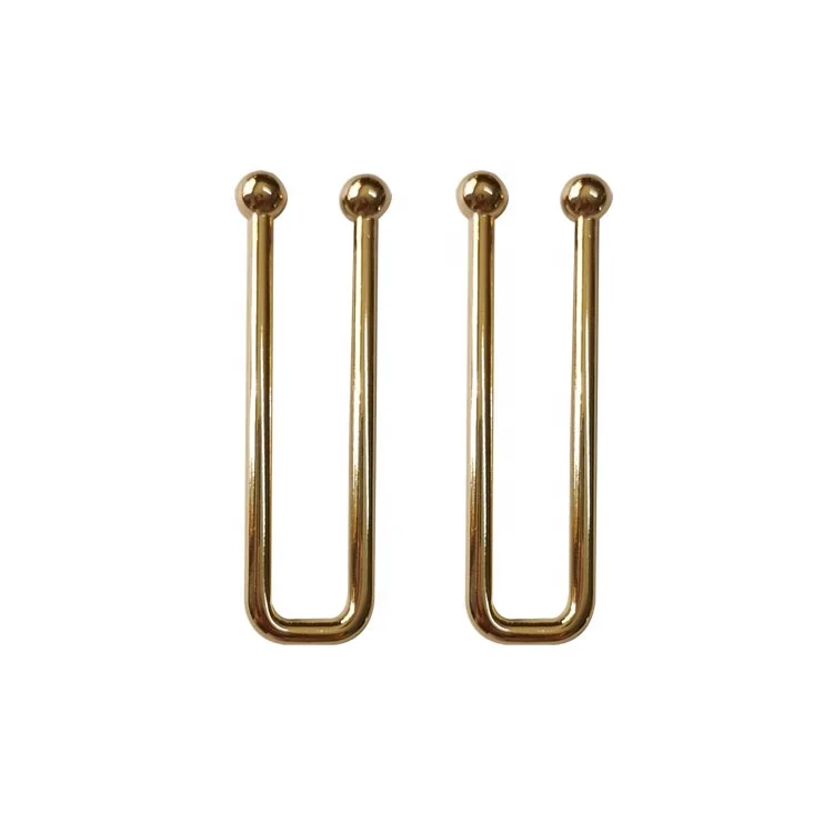 Lemon Gold Bikini Connector U Shape Swimwear Metal Accessories For Swimwear