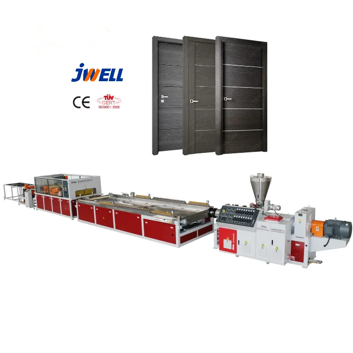 JWELL extruder machine PVC door production line WPC door extrusion line PVC wood door frame making machine