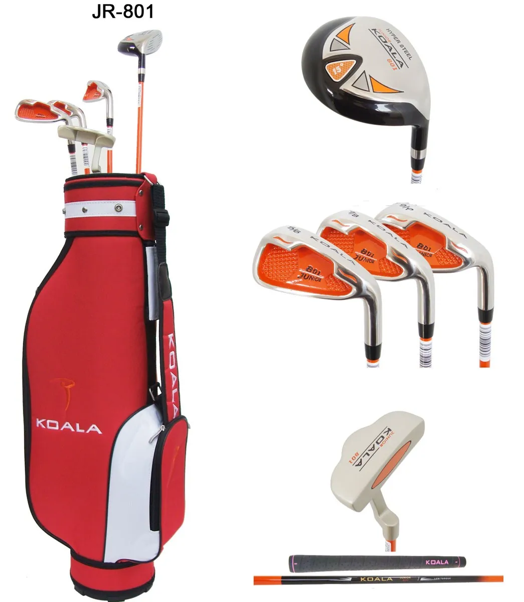 Factory OEM  glof driver golf putter golf grip right hand Junior kids golf club set