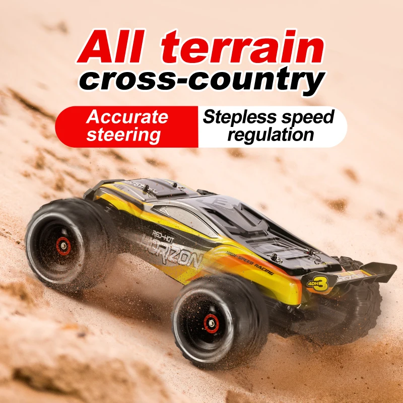 H3 Drift Rc Truck 4WD Remote Control All Terrain Off-Road Vehicles Professional Racing 1/16 Scale High Speed RC Car with Lights