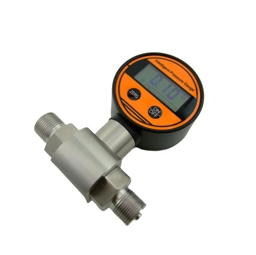 Battery powered air LCD display differential digital pressure gauge