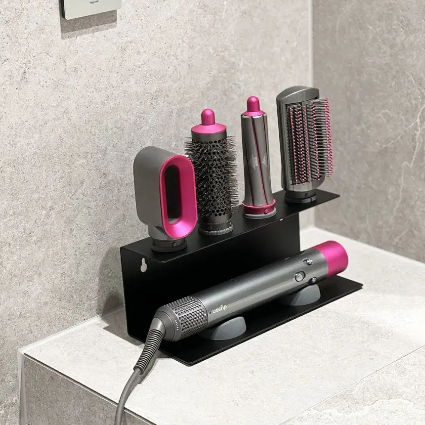 Держатель для фена Dyson сверхзвуковой настенный крепкий Магнитный кронштейн органайзер насадок компактная полка хранения