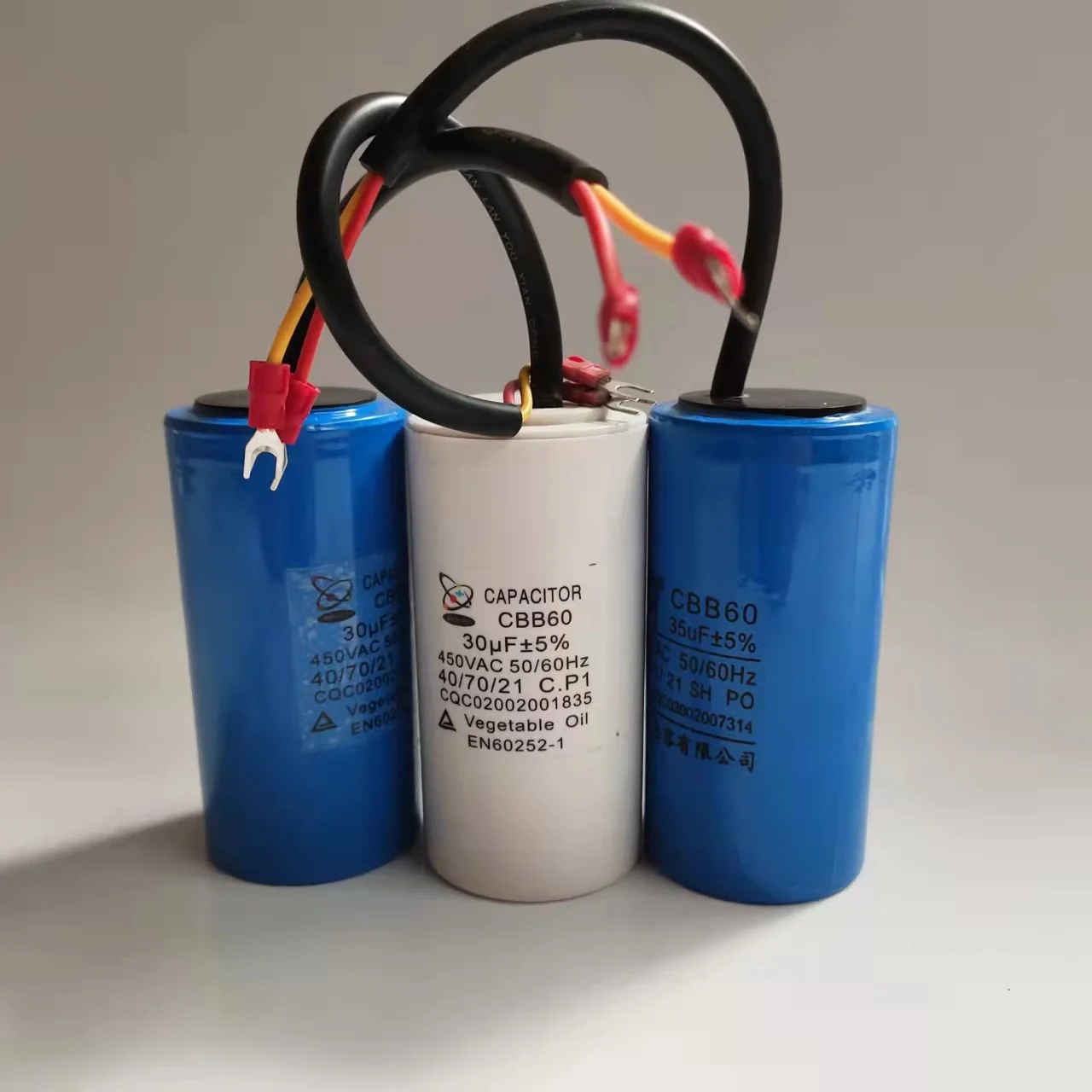 factory outlet High quality aluminum shell starting capacitor CBB60 for motor accessories