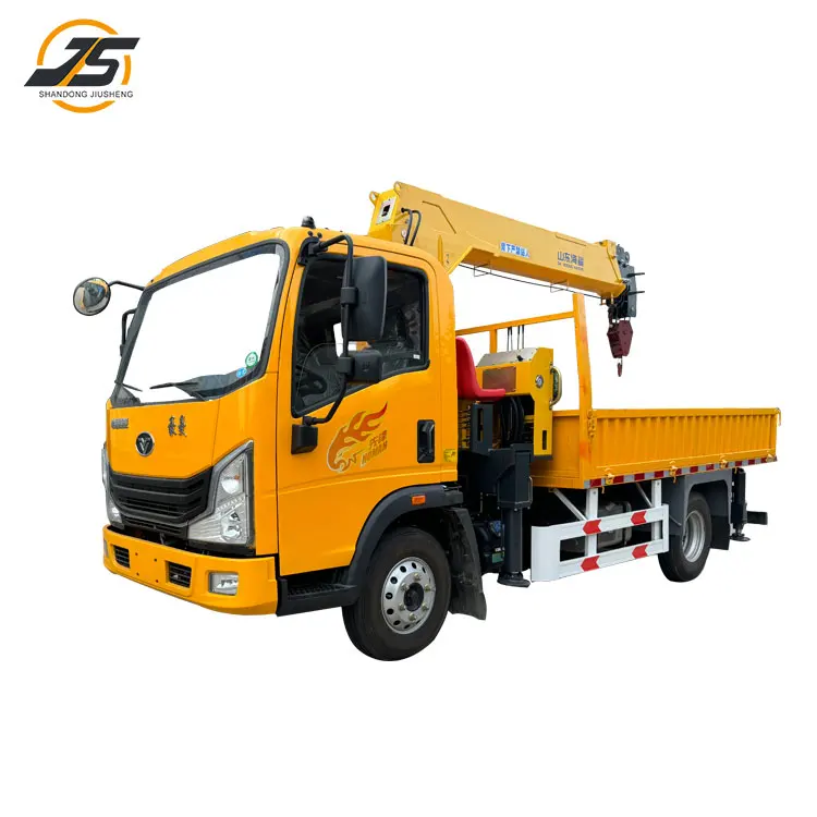 Jiusheng Trunk Mounted Crane Telescopic boom vehicle for construction work