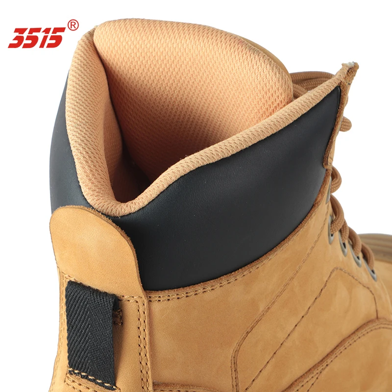 3515 Wholesale Castom  Ceather Upper Working Safety Boots Safety Shose