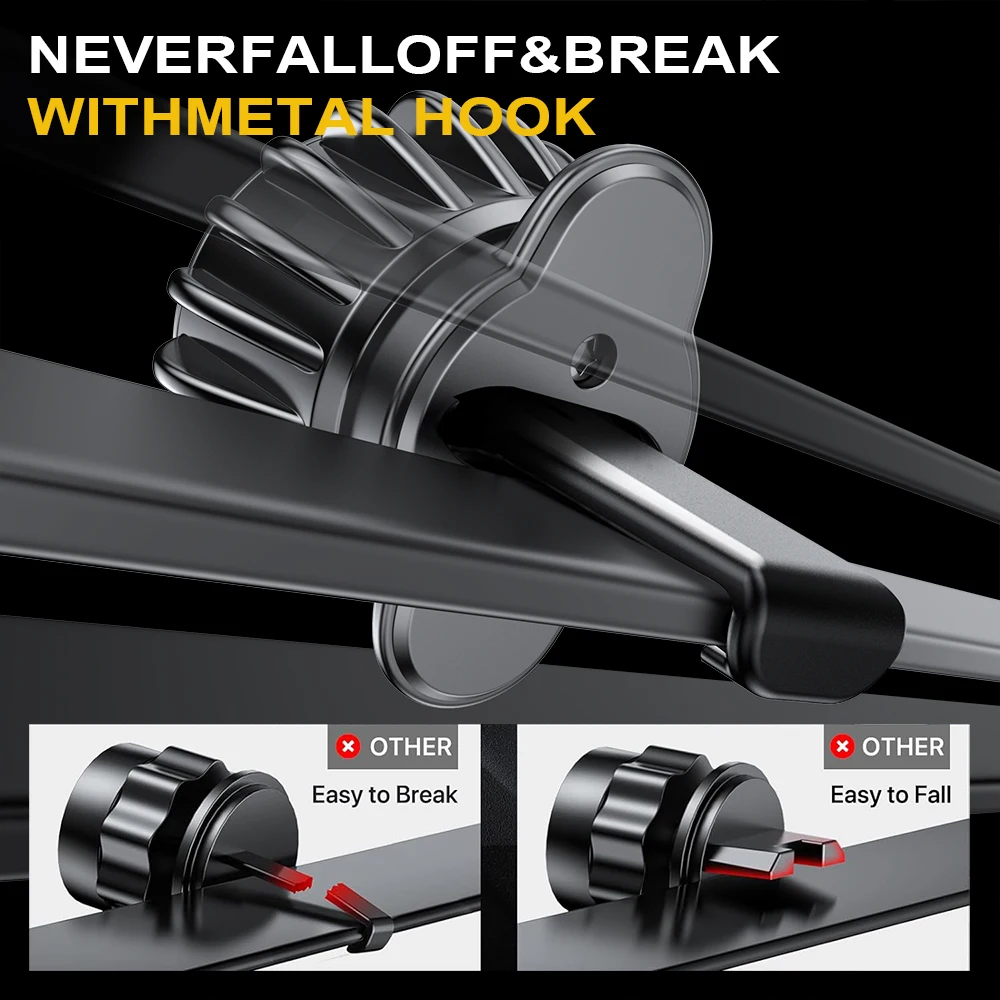 Phone Holder for Car Vent Double Steel Air Vent Clip Gravity Car Phone Mount Hand-Free Universal Car Phone Holder mobile