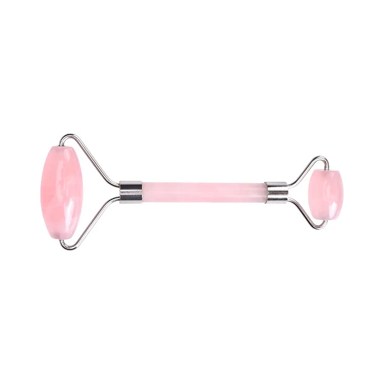 Professional Wholesale Facial Face Massager Rose Quartz Roller with Box