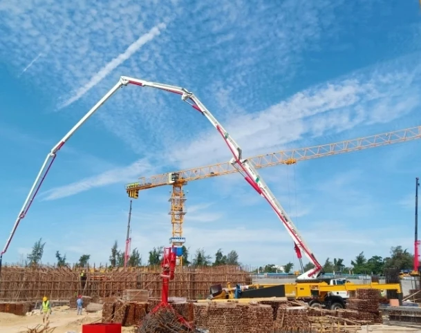 Concrete Machinery Truck-Mounted Concrete Boom Pump Concrete Pump for Sale