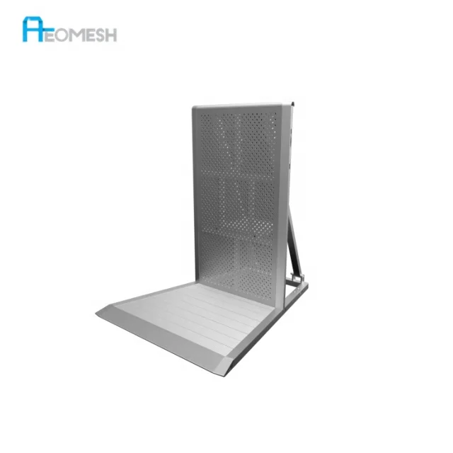 AEOMESH Made in Guangzhou metal events concert barrier fencing,aluminium barrier flood gate,Factory price stage barrier