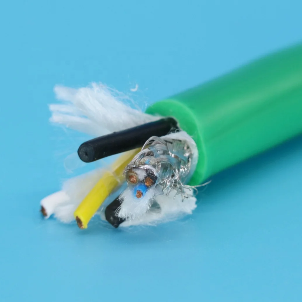 Screened towline cable underwater cable PUR ultra flexible cable
