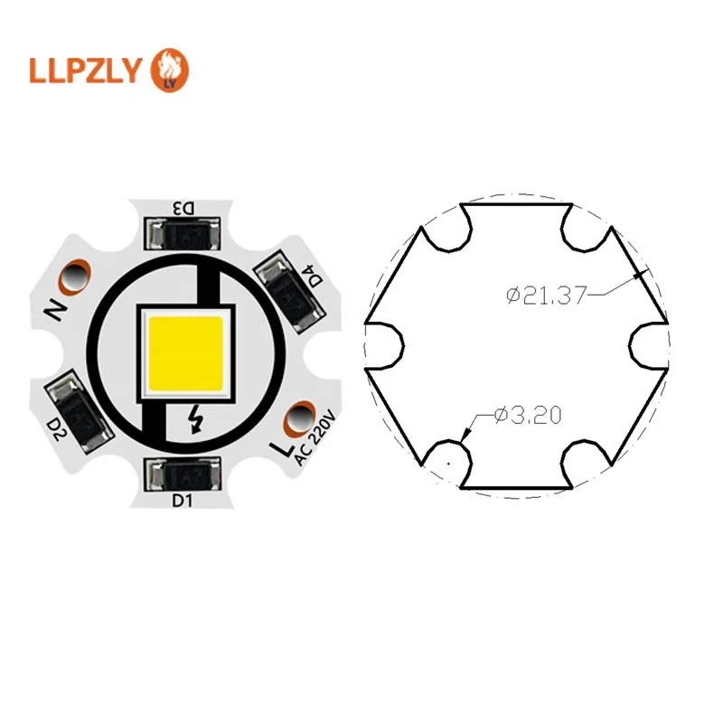 10w 3500k 5000k 365nm cob led chip for light cure cob led chip high power 200w