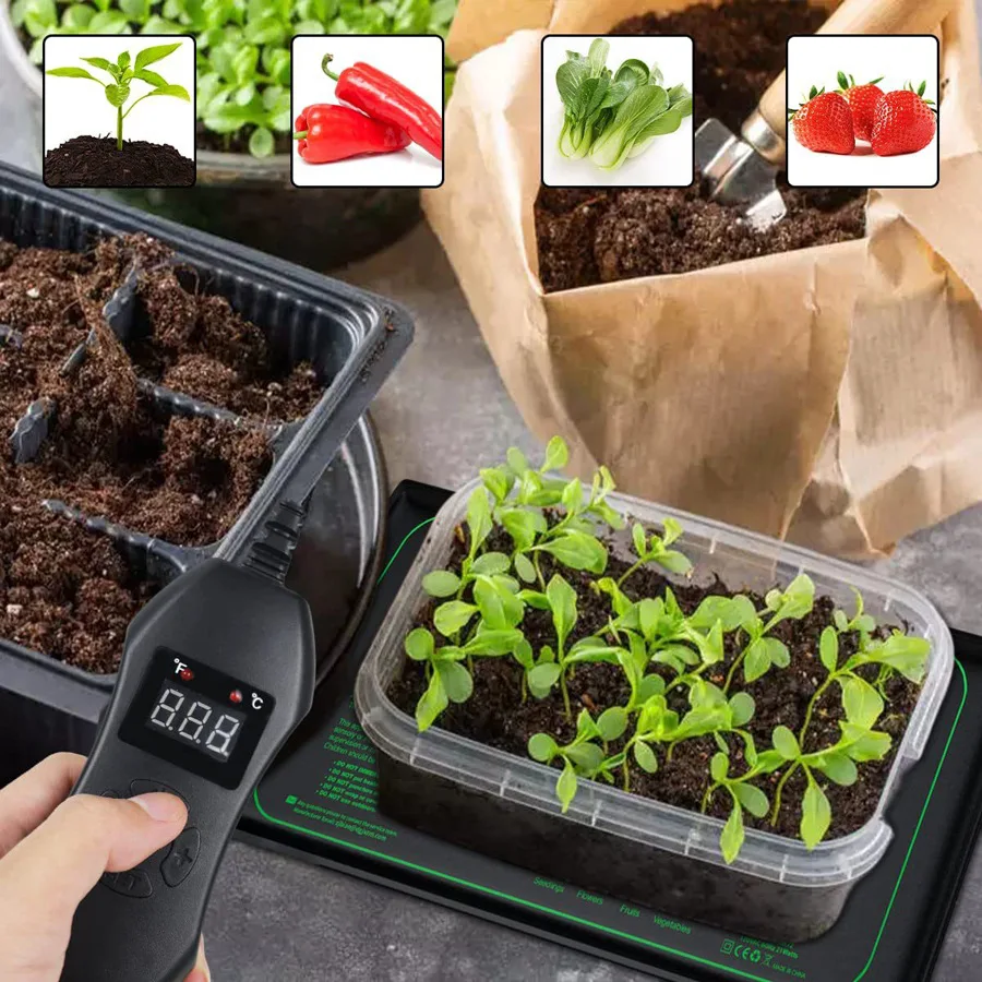 Manufacturers wholesale digital display temperature control model seedling heating pad plants and flowers seedling culture