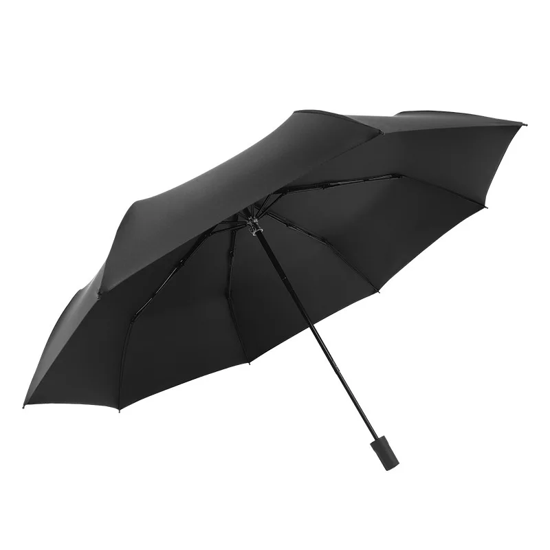 custom logo print windproof 3 fold mini umbrella sun umbrella