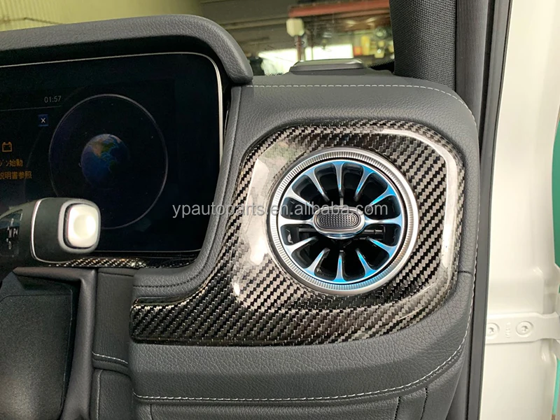 G-class Instrument Panel Decoration for W463a G63 G500 Car Interior Dry Carbon Fiber Trim Parts Right Hand Drive Car