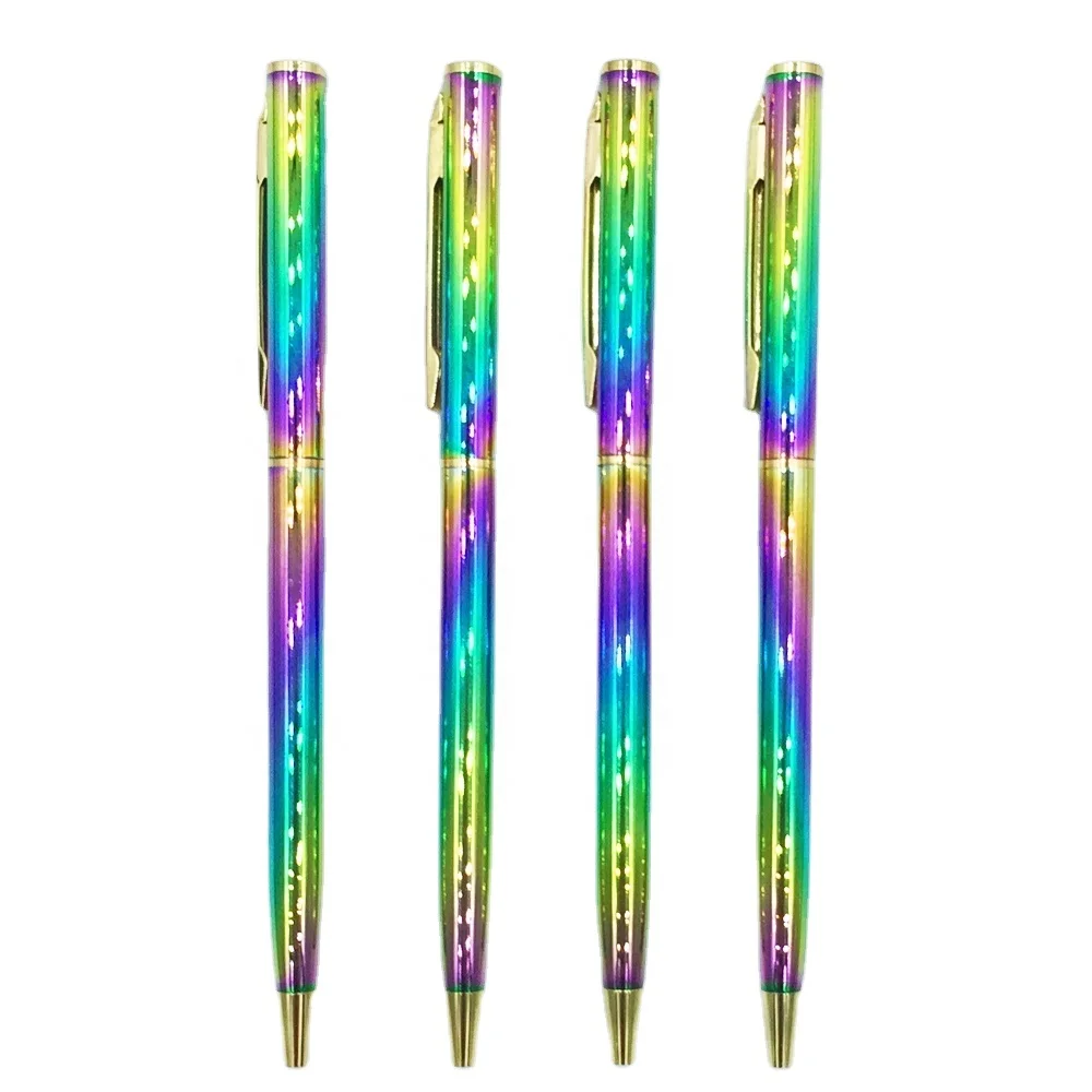 
Cheap school supplies High quality business pen thin metal ball pen with logo 