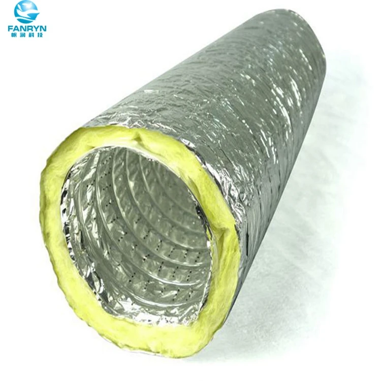 Insulated Flexible Air Duct fire board residential exhaust transfer duct air conditioner insulated duct