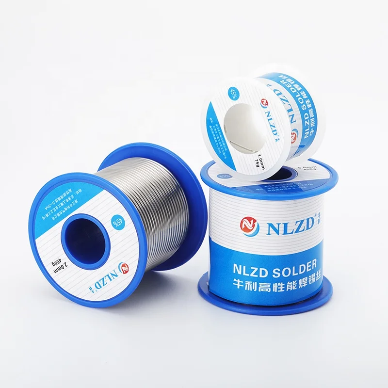 Tin Soldering Wire 0.8mm Ribbon Rosin High Purity Low Temperature Welding 1.0 Welding Wire Household Tin Copper Wire