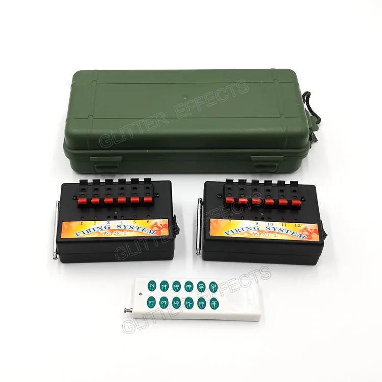 AN06R-2 Remote Control Fireworks Firing System Pyrotechnic Ignition Device Fireworks 12 Channel Firing Console System
