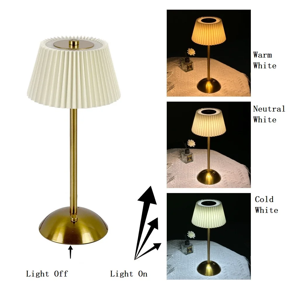 Creative USB 5V DC Dimmable Table Lamp For Desk Bedside Desk Decor Bar Night Light Holiday Party Gift Hotel