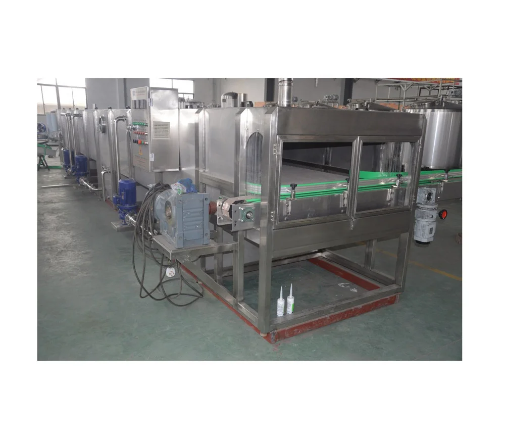 Машина для пастеризации молочных бутылок, туннельный стерилизатор