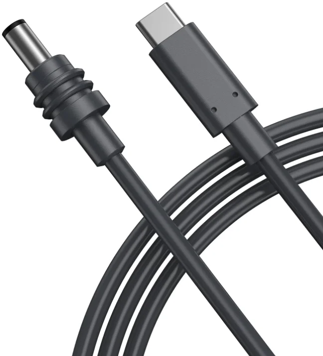 5m USB Type C Input to DC 20V 5A Barrel Jack Cable Work with 100W PD Charger and PD Power Bank for Starlink Mini and Laptop