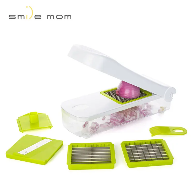BF1282-1  Easy to use manual vegetable dicer slicer chopper