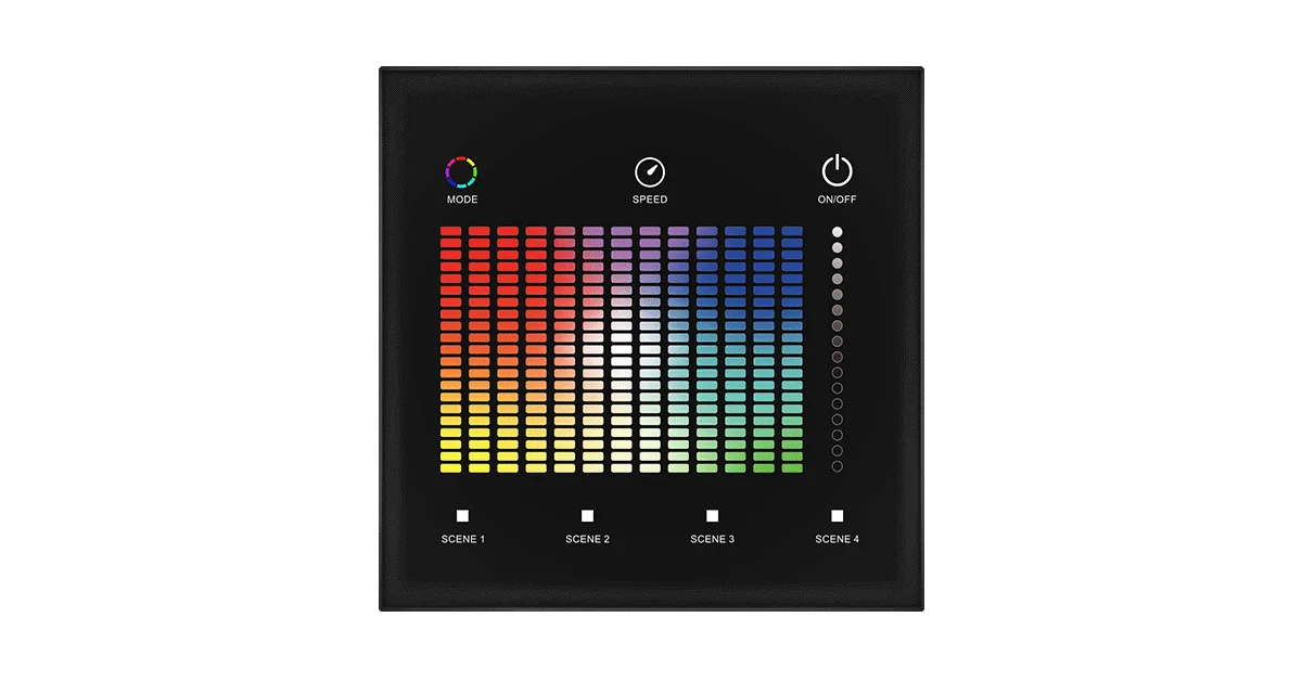 Светодиодный контроллер 24 В 1 зона DALI главный Поддержка DT6 DT8 затемнение настенная стеклянная сенсорная панель