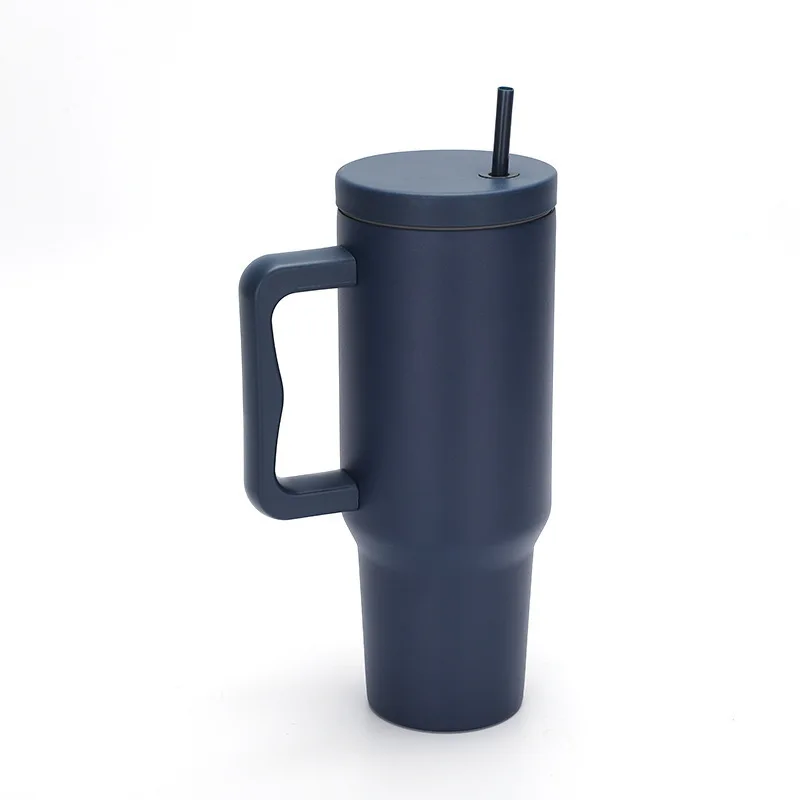 wholesale 40oz tumbler with handle insulated vacuum tumbler with straw travel car water bottles botellas para agua tumblers bulk