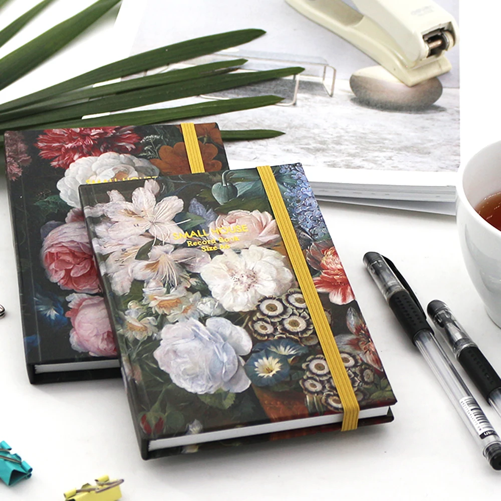 
Wholesale a6 spiral notebook, beautiful notebook for girl, notebook with elastic band 