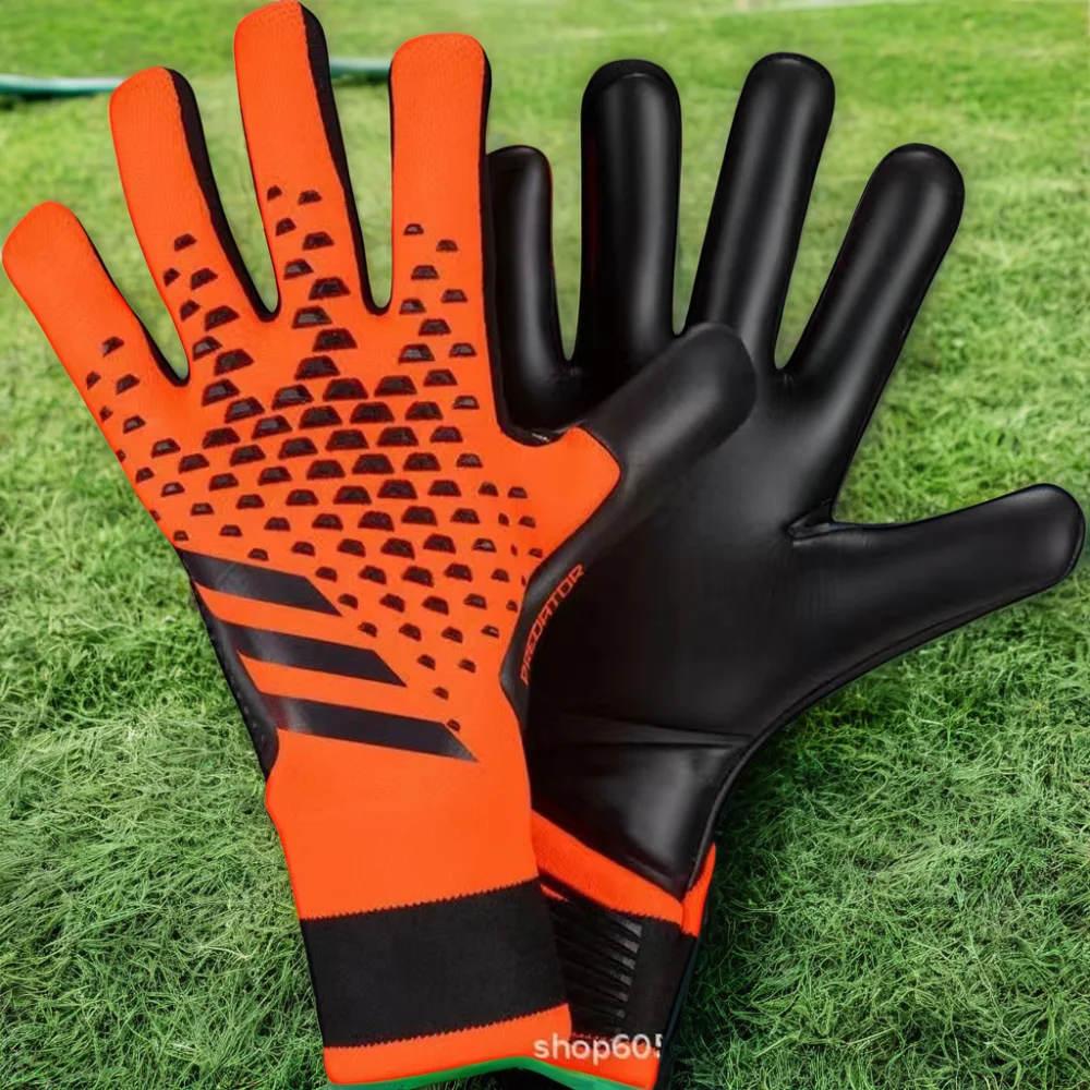 Professional Protect Latex Knitting Nylon Gloves Soccer Goalkeeper Gloves Guantes De Arquero Futbol Football Gloves Goalkeeper