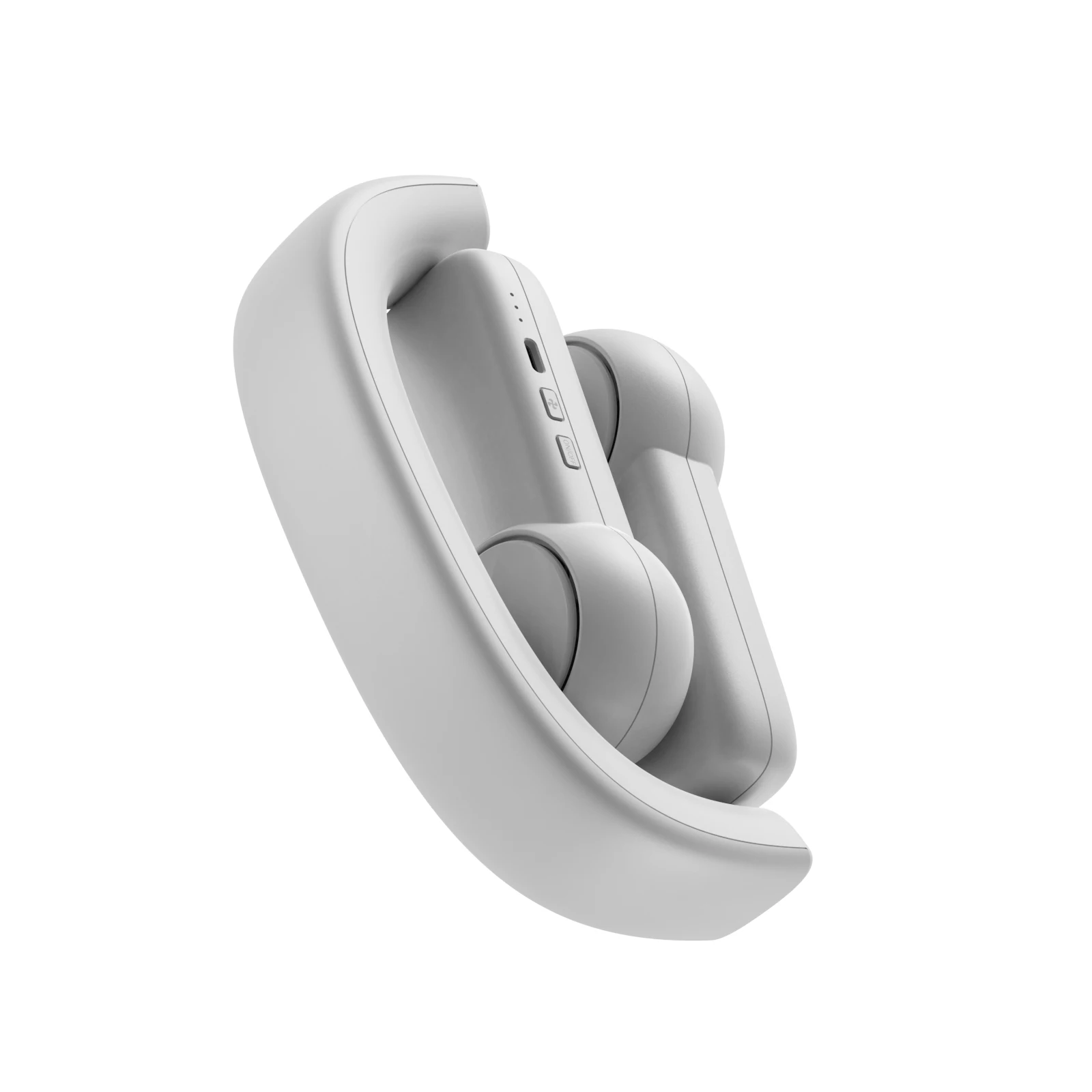 Rechargeable 2000 mah wearable air conditioners portable Wrap-around neck fans USB mini hanging fan