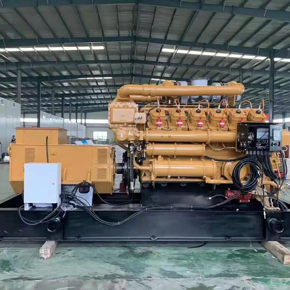 
 450kw jichai свалки биогаза мощность генератора с 12v190 газовый двигатель  