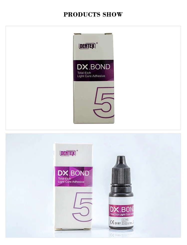 Dentex Light Cure Adhesive - Total Etching -Dental 5th generation Bonding