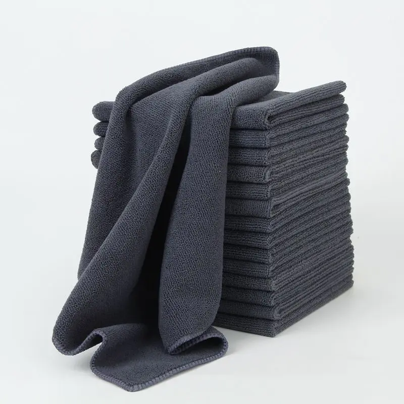 Wholesale High Quality Microfiber Cloth Rag Car Wash Towel Traceless Kitchen Rag 80% Polyester 20% Polyamide Home Cleaning Towel