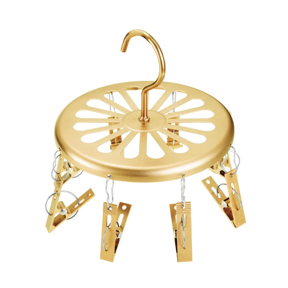 Kids children round towel rack hanger set baby clip hanger cloth clothes hangers clip