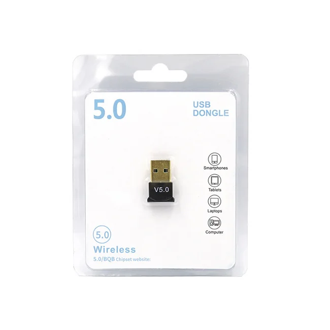 USB Bluetooth5.0 Adapter Transmitter Blue tooth Receiver Audio V5.0 USB Dongle Wireless USB Adapter for Computer PC Laptop