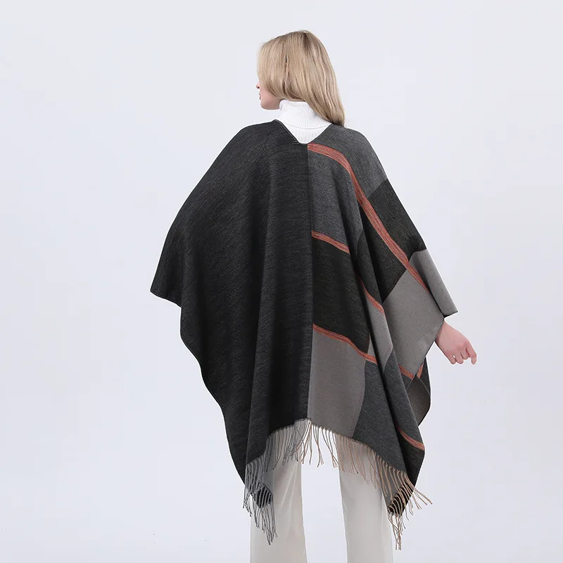 wholesale high quality fashion new Shawl Mexican jacquard European and American poncho