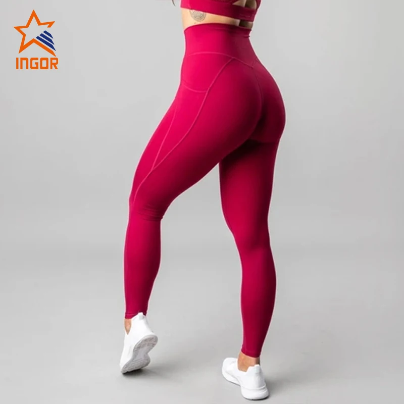 2024 Custom Workout Yoga Pants Push Up Women OEM Nylon Spandex Leggings Wholesale