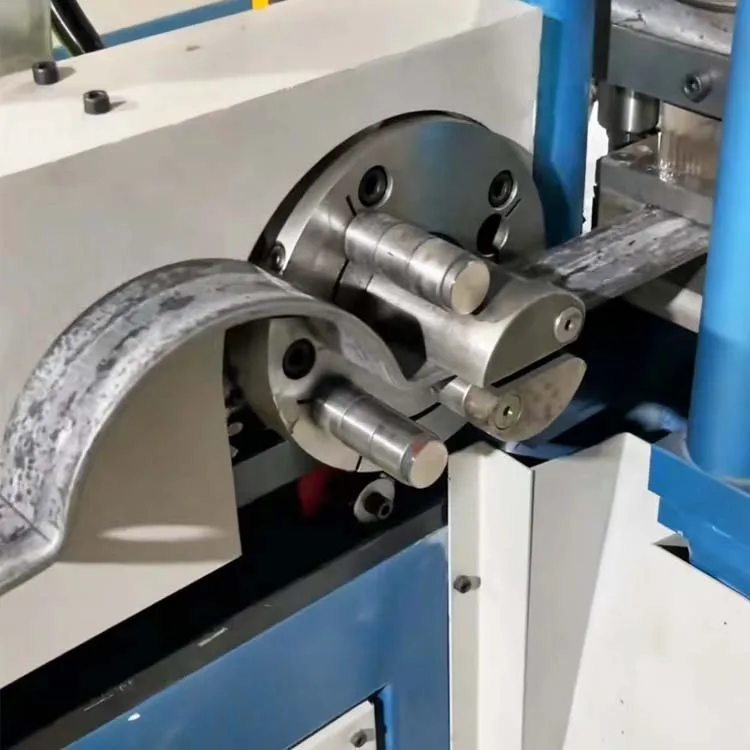 CNC High Quality Metal Flat Iron Hoop Holding Punching And Forming Machine For Hoop Clamp