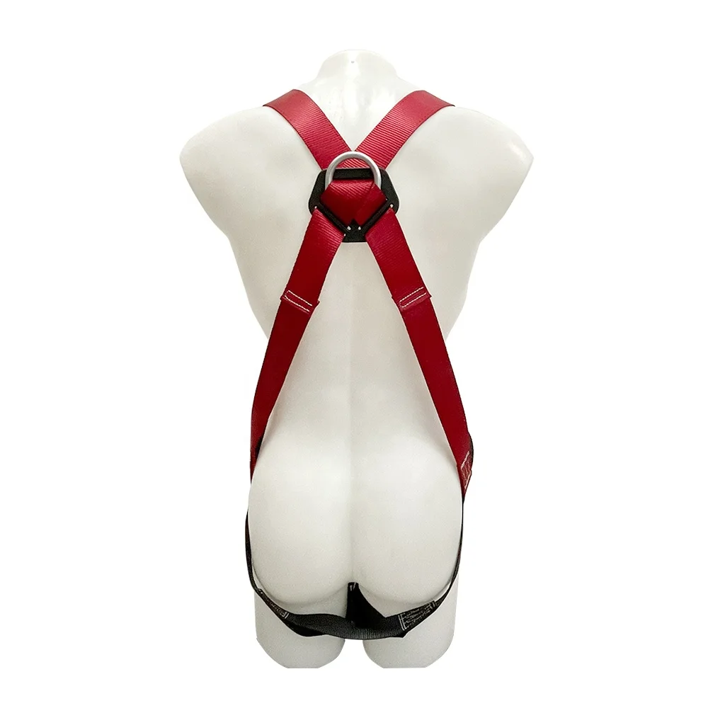 Factory Manufacture Outdoor Tree Climbing Rescue Full Body Harness Fall Protection Equipment Adjustable Construction Safety Belt