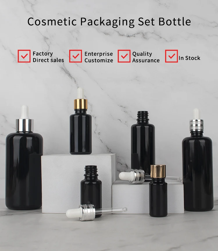 30ml pink oil dropper lash serum oil dropper glass essential oil bottle