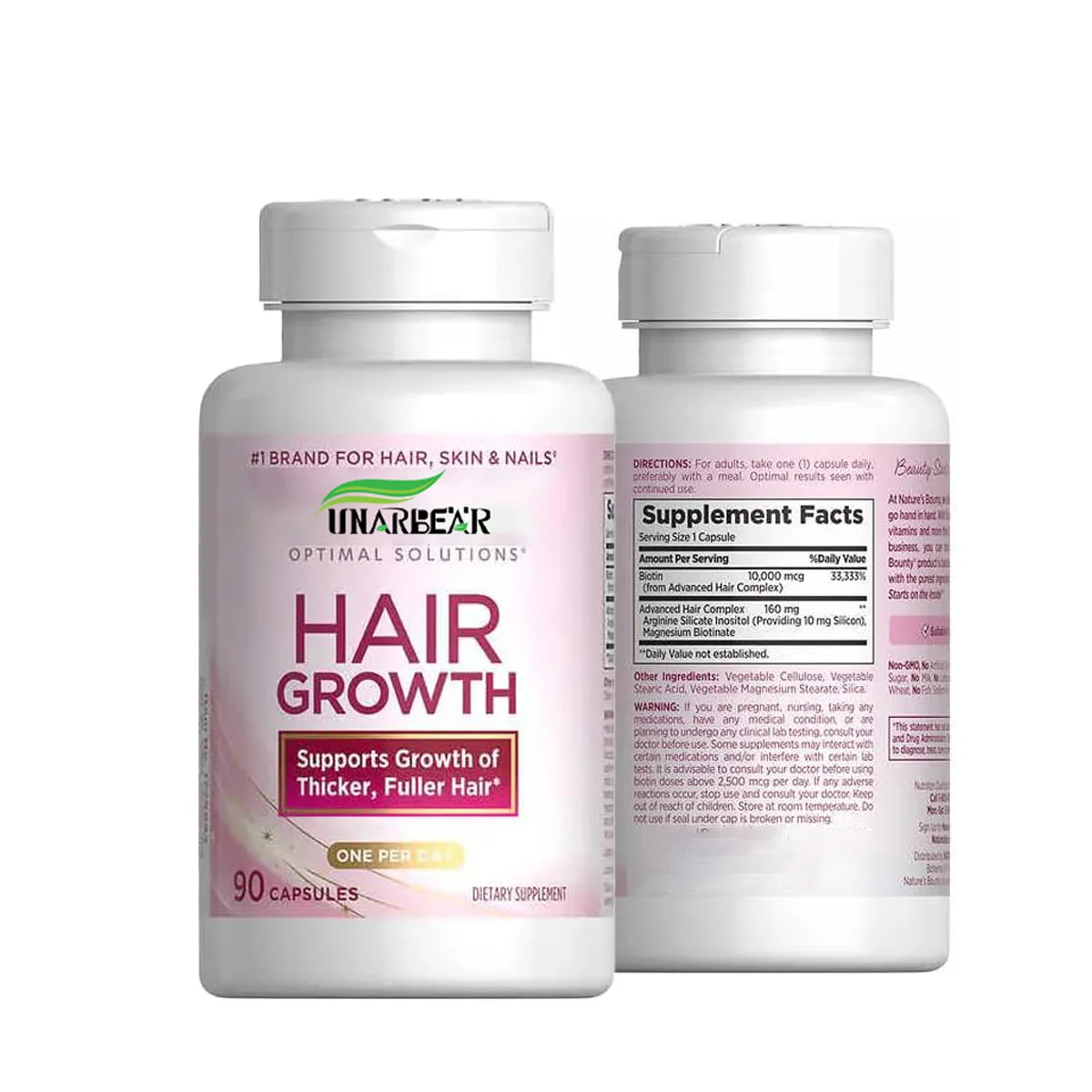 OEM Support Advanced Hair Complex Vitamin Supplement Support Thicker Hair Growth Biotin Capsules